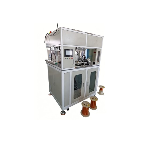 Automatic common mode choke winding machine