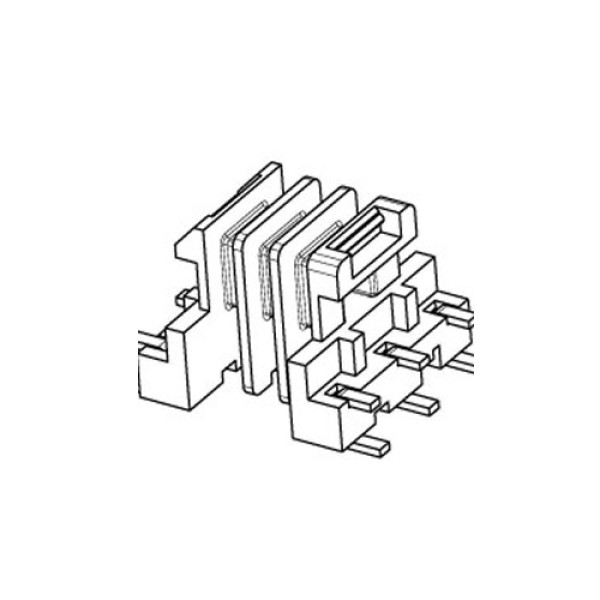 Z-0819/SMD EE8.3 Horizontal (3+3)P