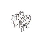 Z-1620/EF16 Horizontal (4+4-pin)