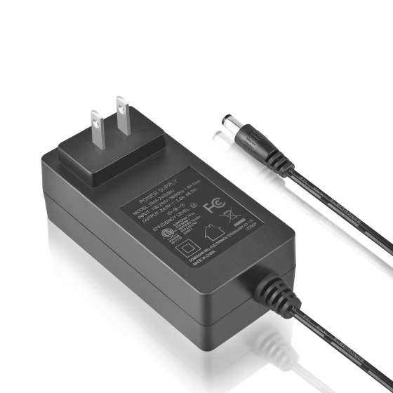Multi-voltage AC/DC Switching Power Adapter, 5V–48V, 0.5A–3A, Wall-Mounted Power Supply, Customizable