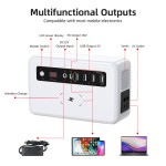 24V 3600Wh Heavy-Duty Portable Power Station | 220V Output Fast Charging EV & Device Backup Power Supply