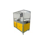 Flat-wire square-profile vertical winding machine