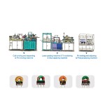 Fully automated production line for small toroidal inductors