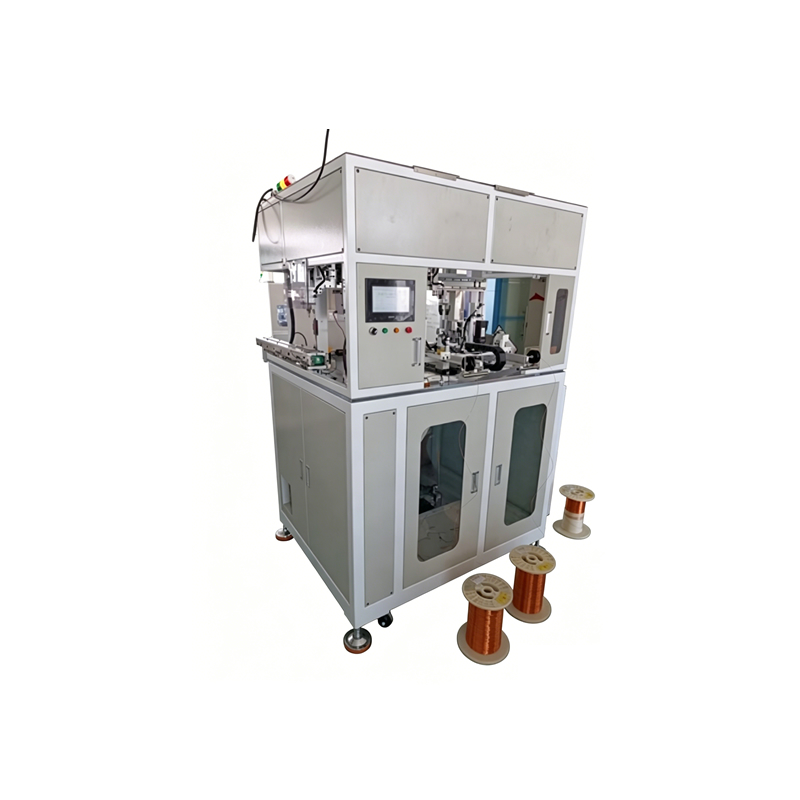 Automatic common mode choke winding machine